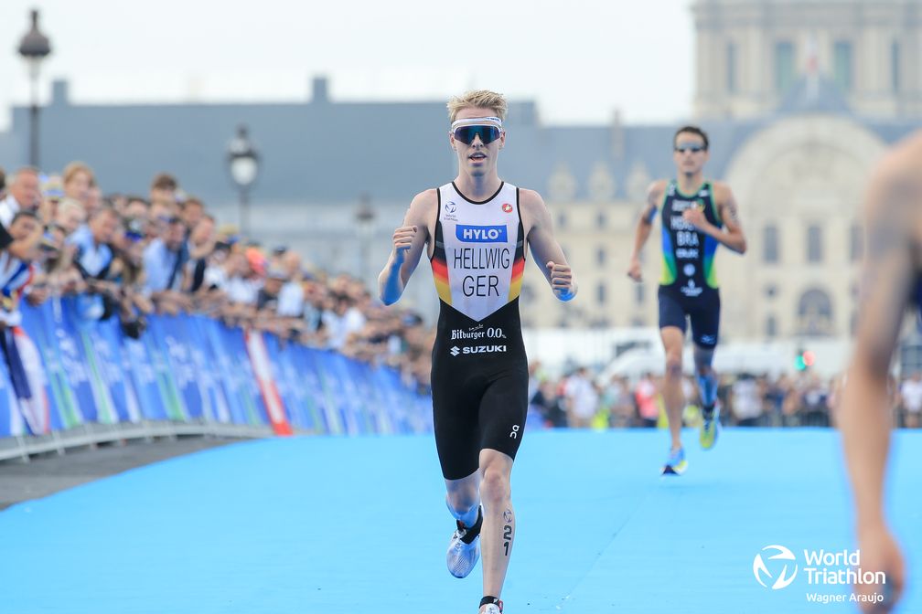 Tim Hellwig als Siebter im Ziel