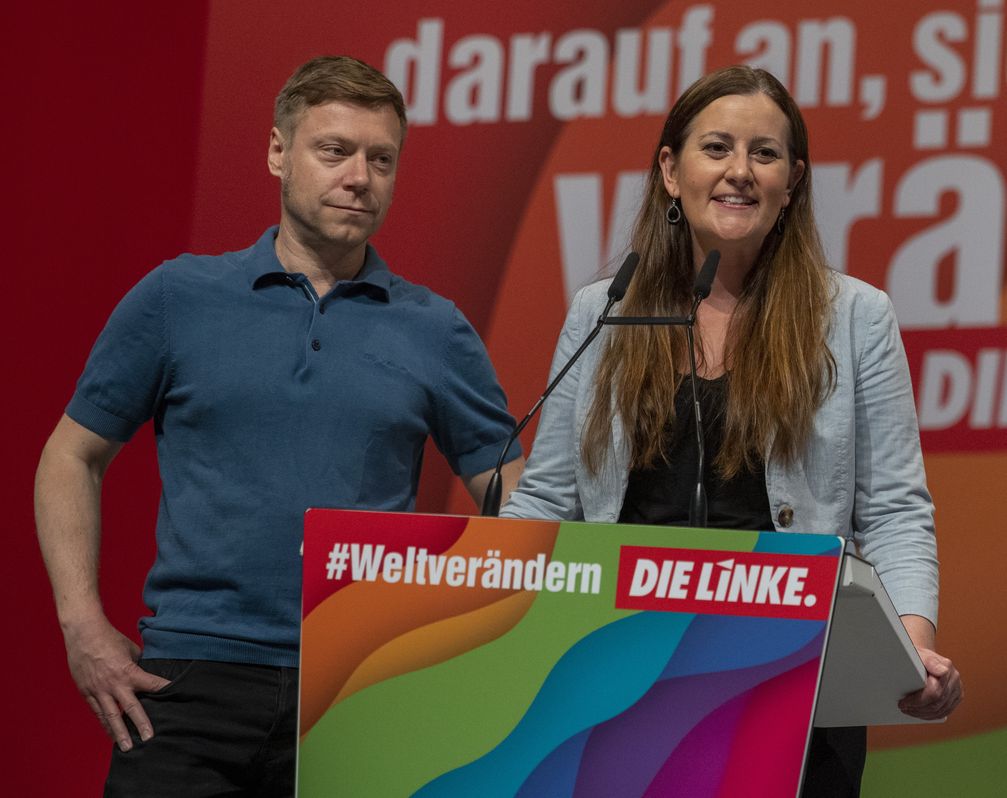 Martin Schirdewan und Janine Wissler (2022)