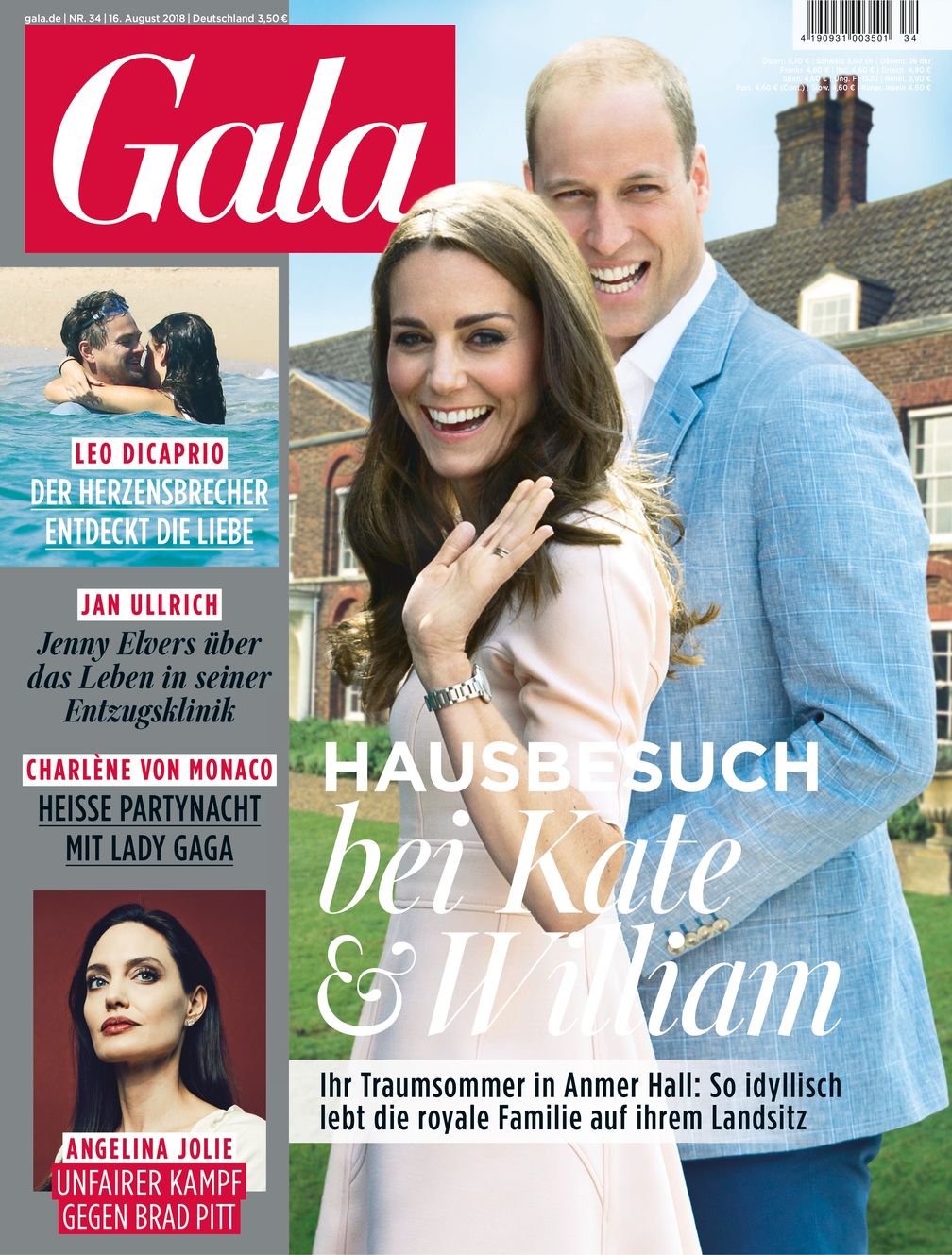 Cover GALA Heft 34/2018, EVT 16.08.2018 / Bild: "obs/Gruner+Jahr, Gala"