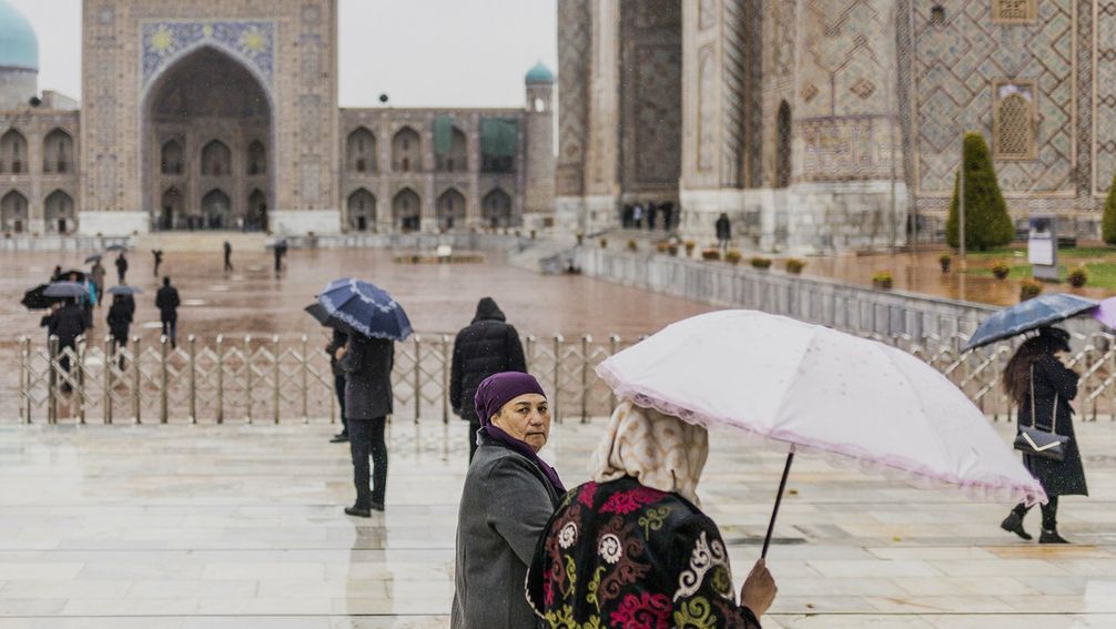 Weltkulturerbe: Registan in Samarkand, Usbekistan, 02.11.2022 Bild: www.globallookpress.com / Florian Gaertner