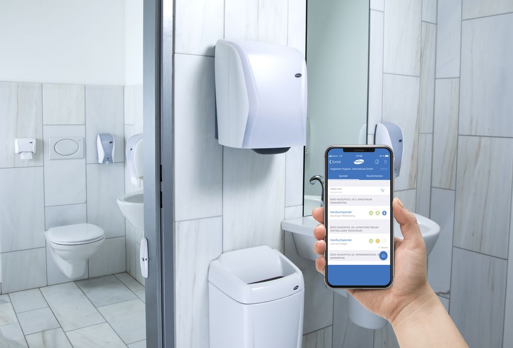 Wer das WC aufsucht, will sich jederzeit die Hand trocknen können. Bild: Hagleitner Hygiene International GmbH