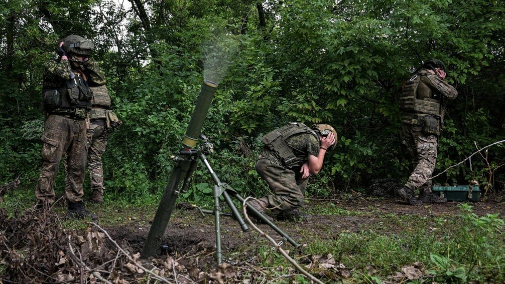 Archivbild: Soldaten der russischen Streitkräfte am Frontabschnitt bei Kupjansk Bild: Jewgeni Bijatow / Sputnik