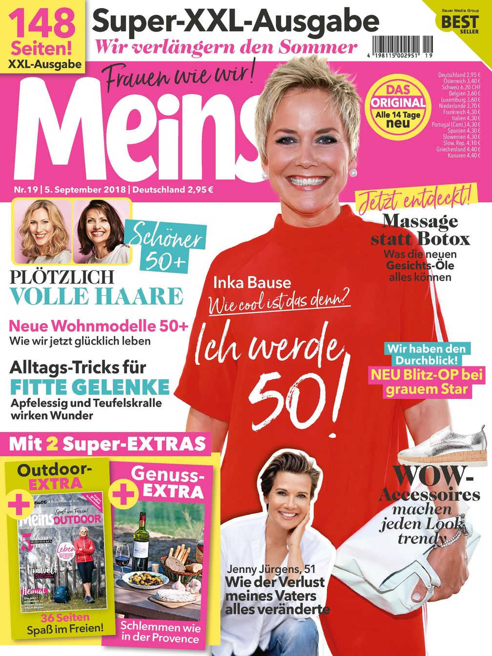 Meins Cover. Bild: "obs/Bauer Media Group, Meins"