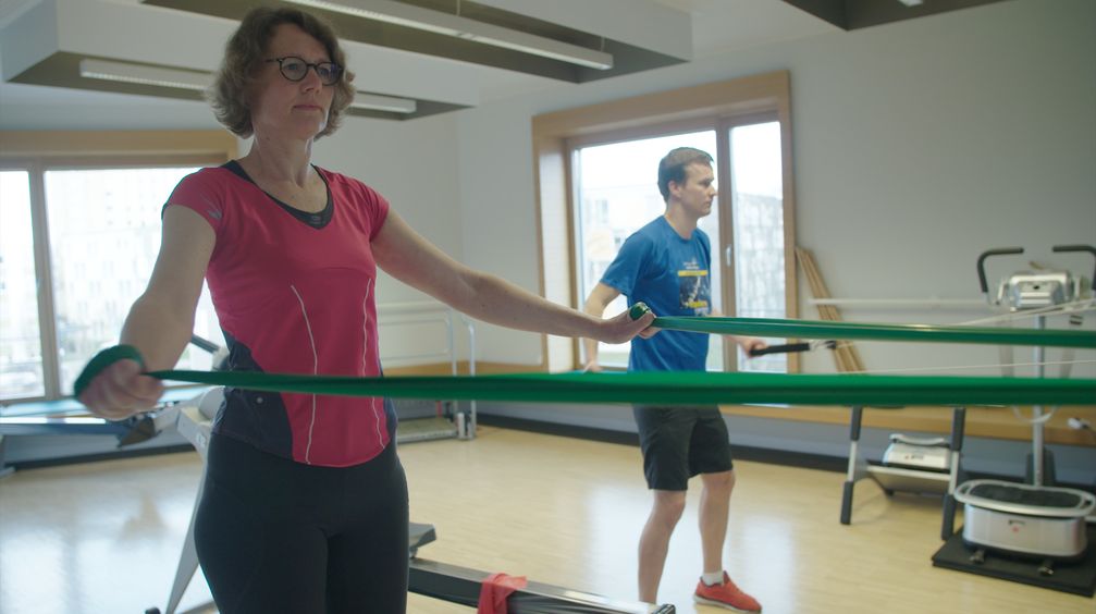 Prof Karen Steindorf und Dr Joachim Wiskemann. Bild: "obs/SWR - Südwestrundfunk"