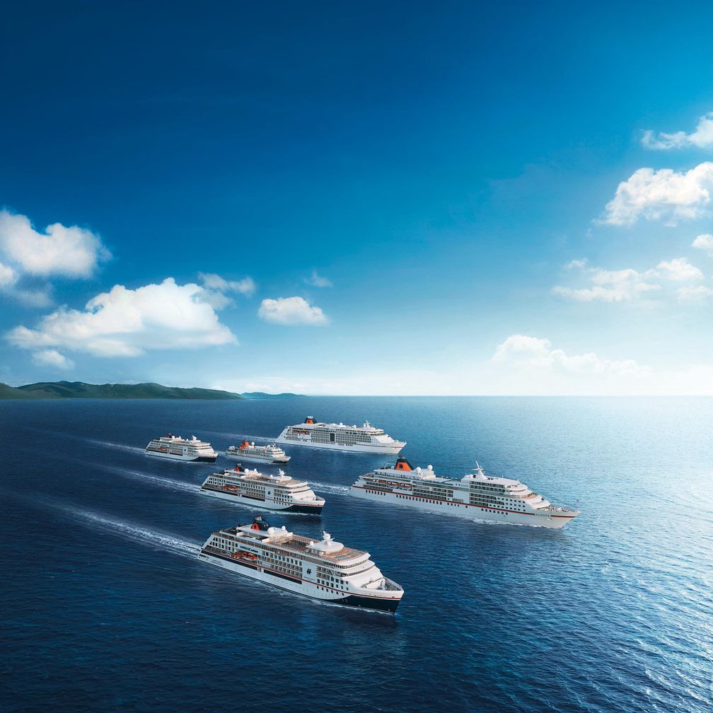 Die Hapag-Lloyd Cruises Flotte. Bild: "obs/Hapag-Lloyd Cruises"