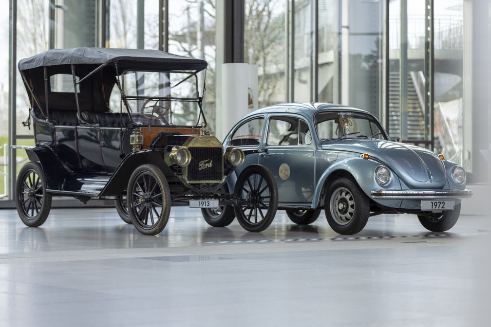 1972 brach der Volkswagen Käfer den Produktionsrekord des Ford Modells T.Bild: Autostadt GmbH Fotograf: Autostadt GmbH