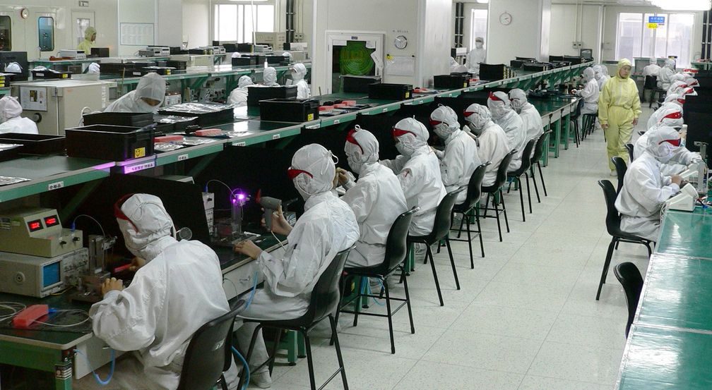 Foxconn Fabrik in Shenzhen