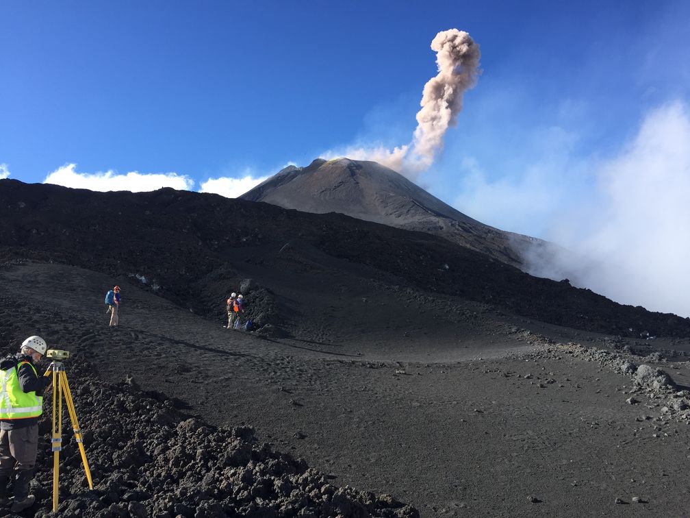 Geologen im September 2017 am Ätna