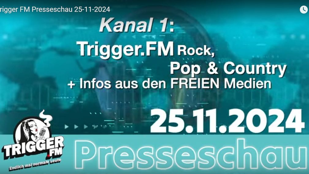 Bild: SS Video: "Trigger FM Presseschau 25-11-2024" (https://youtu.be/5M-aCwI1Gyg) / Eigenes Werk