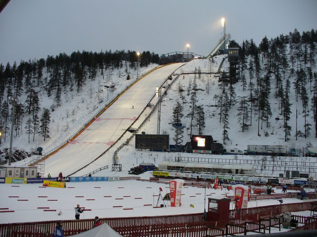 Die Rukatunturi-Schanze ist eine Skisprungschanze am Fjell Rukatunturi im finnischen Kuusamo.