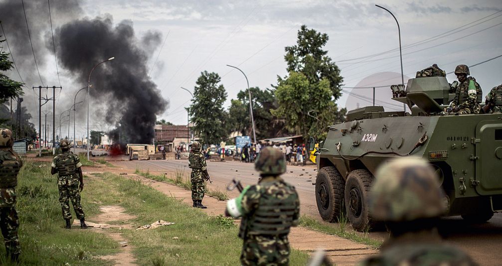 Afrikanische Soldaten (Symbolbild)