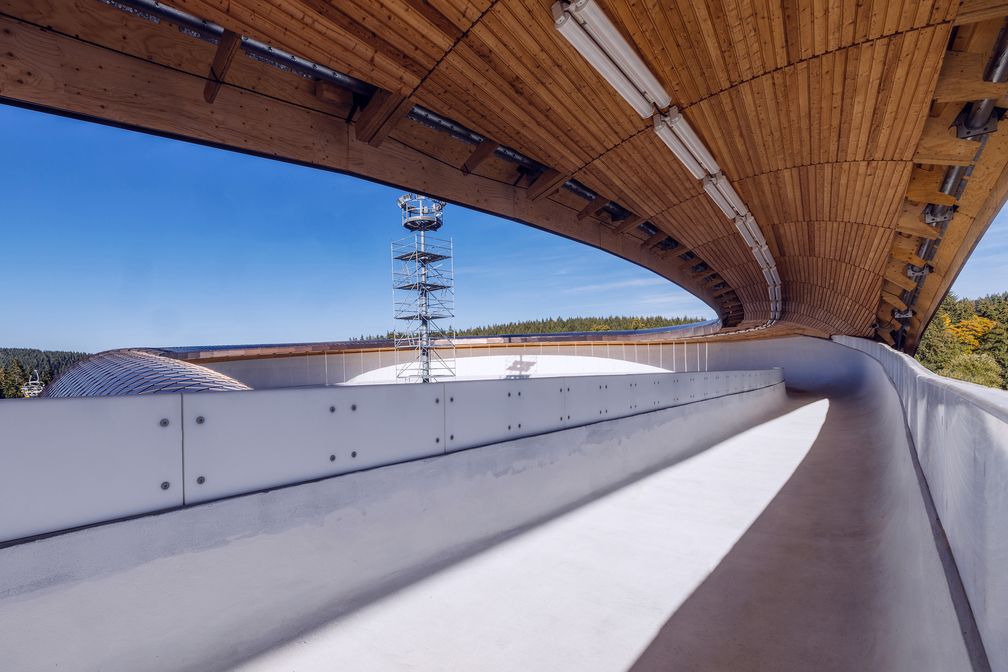 Rennschlittenbahn Oberhof  Bild: Bundesingenieurkammer Fotograf: Fotoloft Erfurt