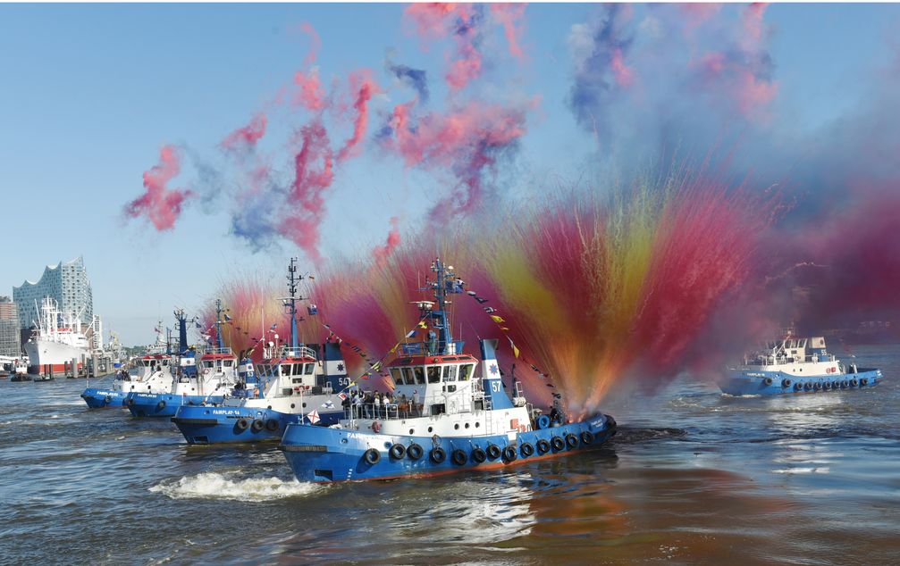 Hafengeburtstag Hamburg mit einzigartigem Schlepperballett