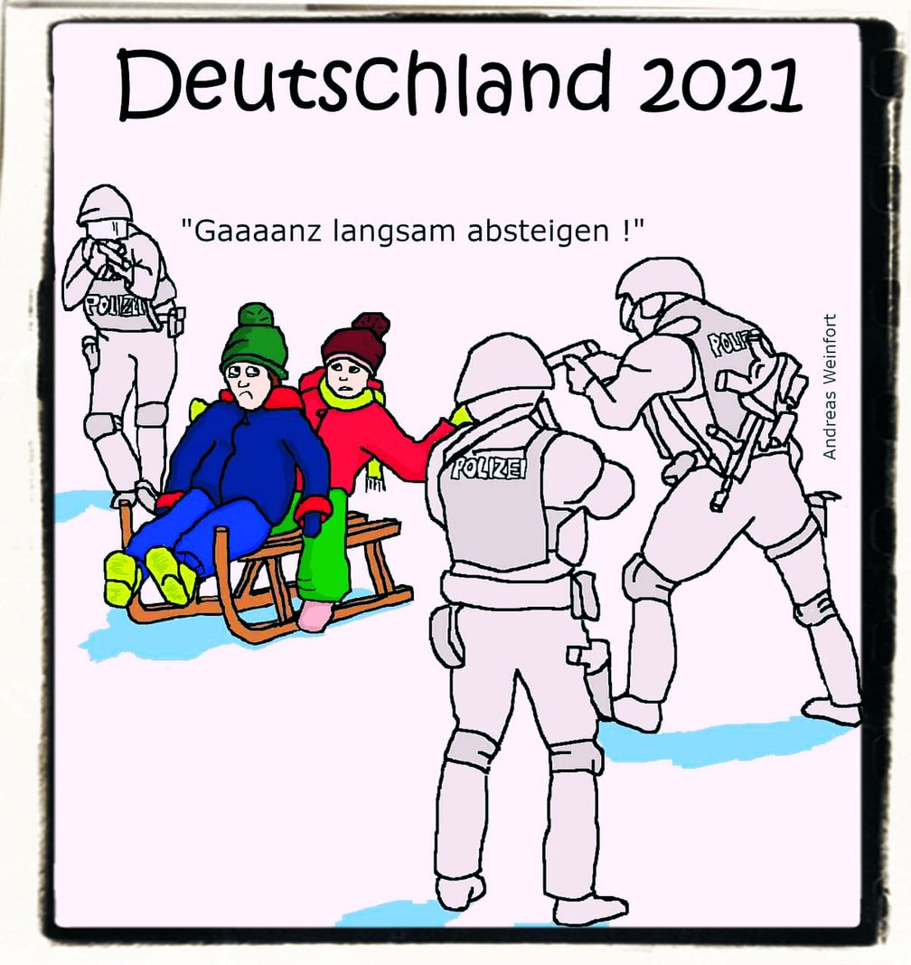 Polizei als Zwangsumerzieher der Politik-Kaste (Symbolbild)