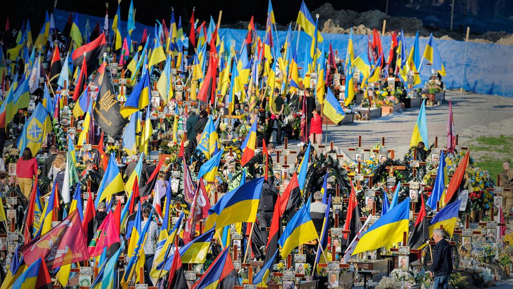 Ein ukrainischer Friedhof (Symbolbild)