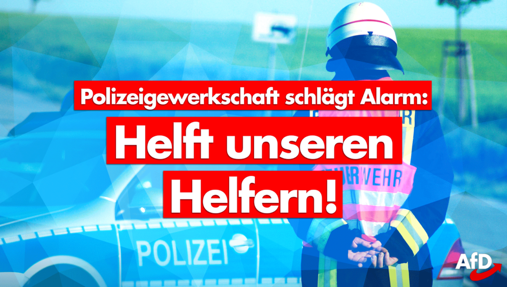 Polizeigewerkschaft schlägt Alarm: Helft endlich den Helfern!