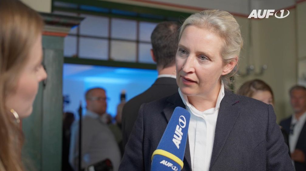 Alice Weidel (2024) Bild: AUF1 / Eigenes Werk