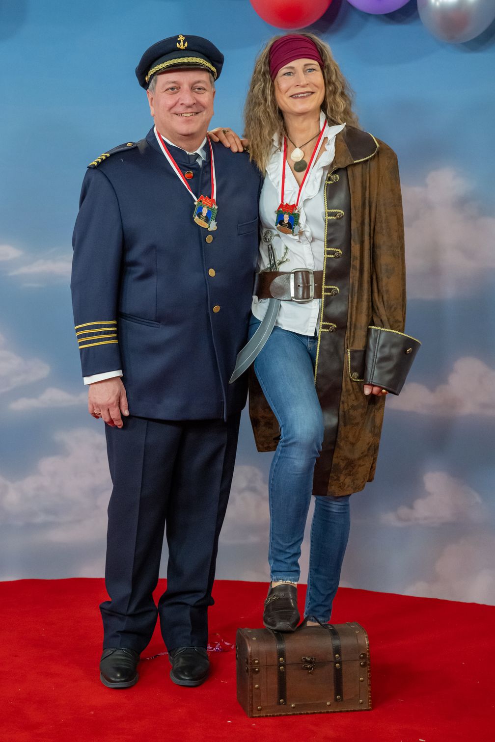 Christian Bernreiter und Ann-Kathrin Jandt-Bernreiter (BR) bei der Fastnacht (2024)