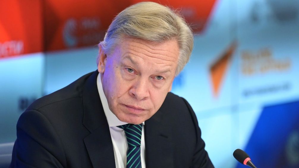 Der russische Senator Alexei Puschkow (2023) Bild: Wladimir Trefilow / Sputnik