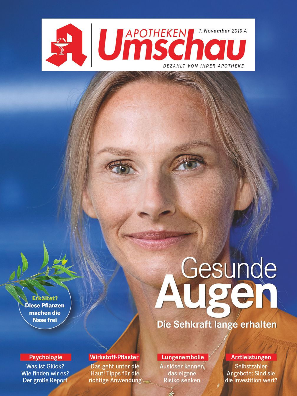 Titelbild Apotheken Umschau A November 2019 / Bild: "obs/Wort & Bild Verlag - Gesundheitsmeldungen/Wort&Bild Verlag GmbH & Co. KG"