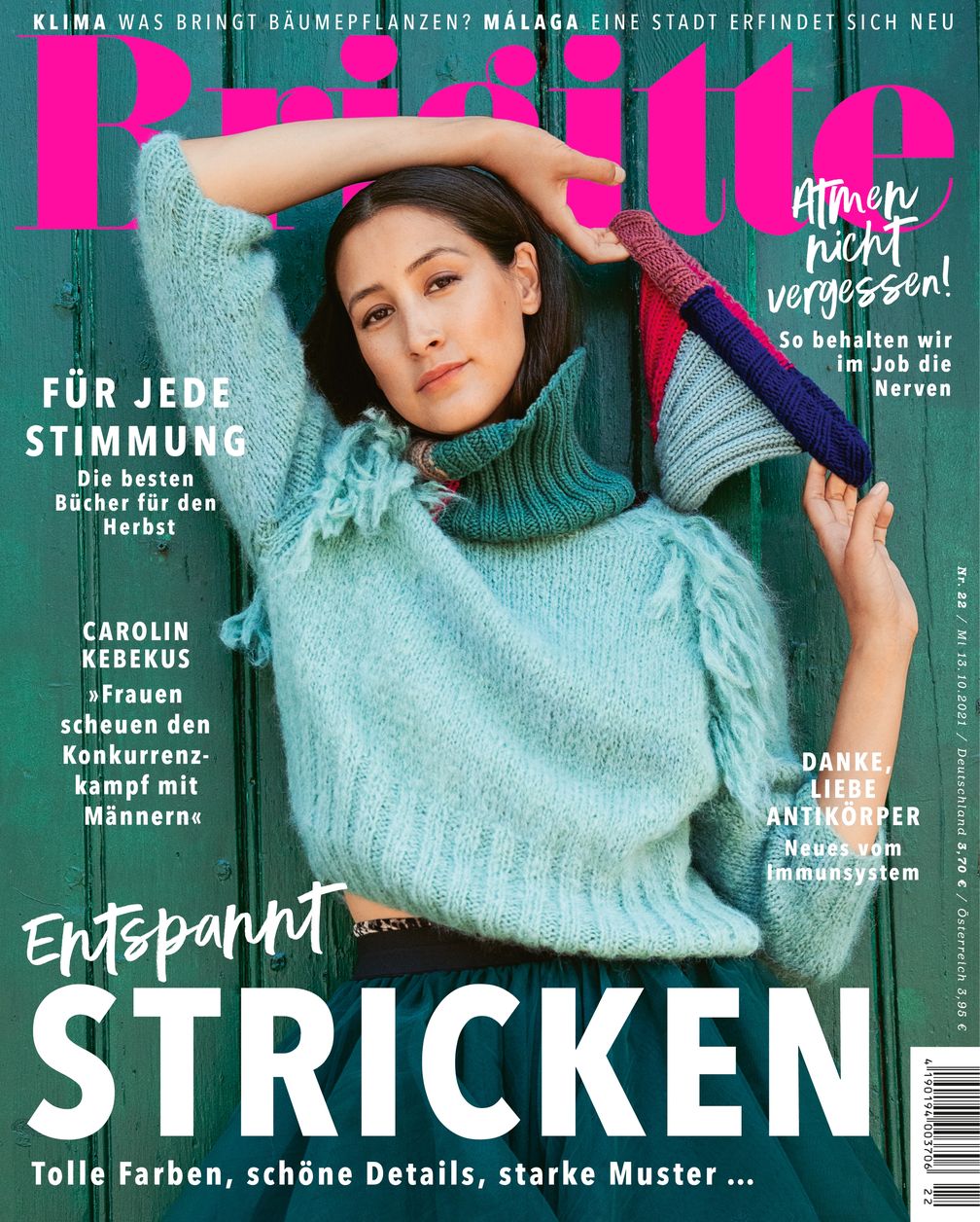 Cover_BRIGITTE 22/21 (EVT: 13.10.2021)  Bild: Gruner+Jahr, BRIGITTE Fotograf: Gruner+Jahr, BRIGITTE