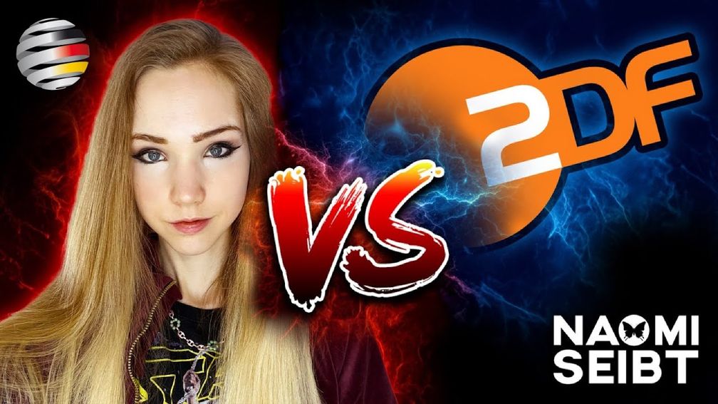 Bild: SS Video: "ABRECHNUNG: Naomi Seibt versus ZDF" (https://youtu.be/zmyEedlx8HU) / Eigenes Werk