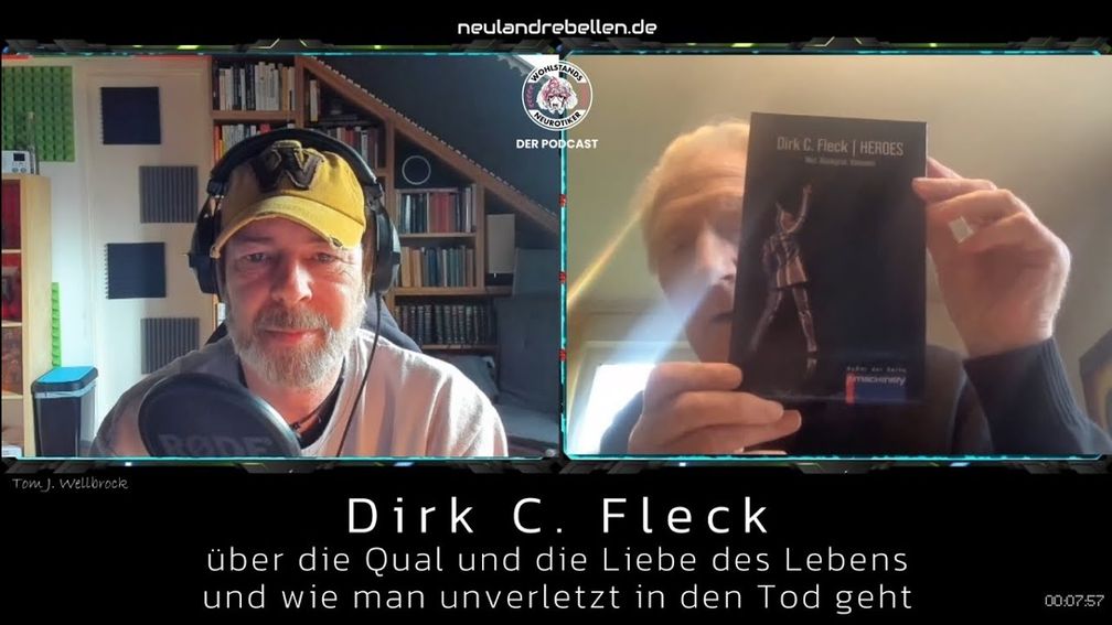 Bild: SS Video: "Dirk C. Fleck über die Qual und die Liebe des Lebens – und wie man unverletzt in den Tod geht" (https://youtu.be/-MI8DHaQ-Ts) / Eigenes Werk