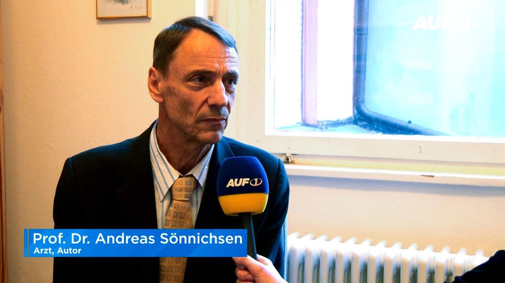 Professor Andreas Sönnichsen (2024) Bild: AUF1 / Eigenes Werk