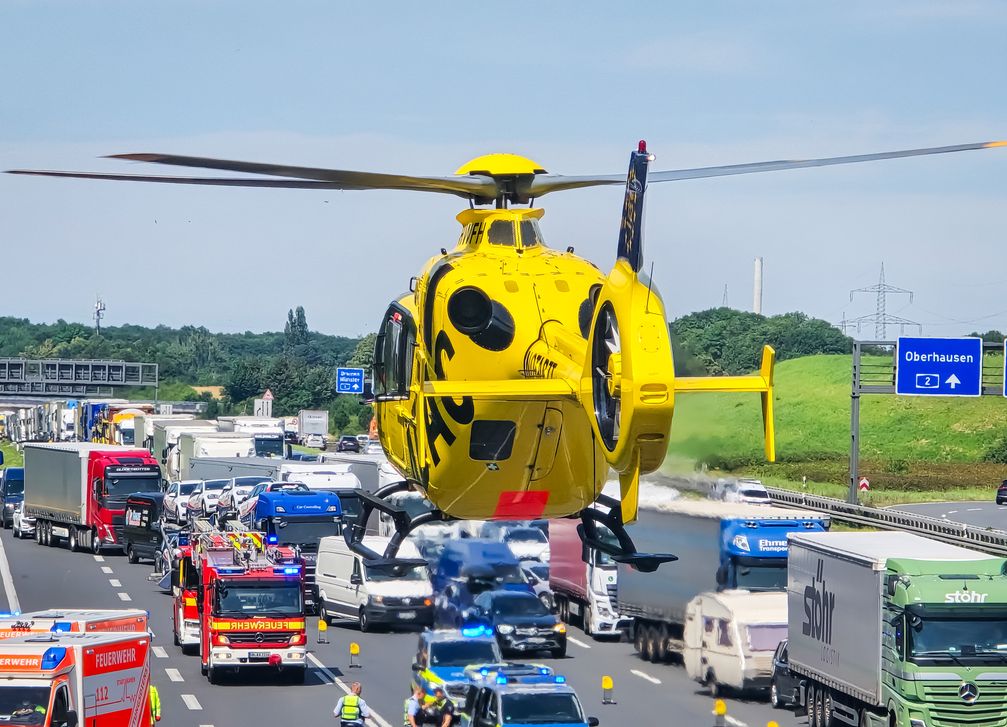 Bundesweit flogen die ADAC Rettungshubschrauber mehr als 49.000 oft lebensrettende Einsätze.