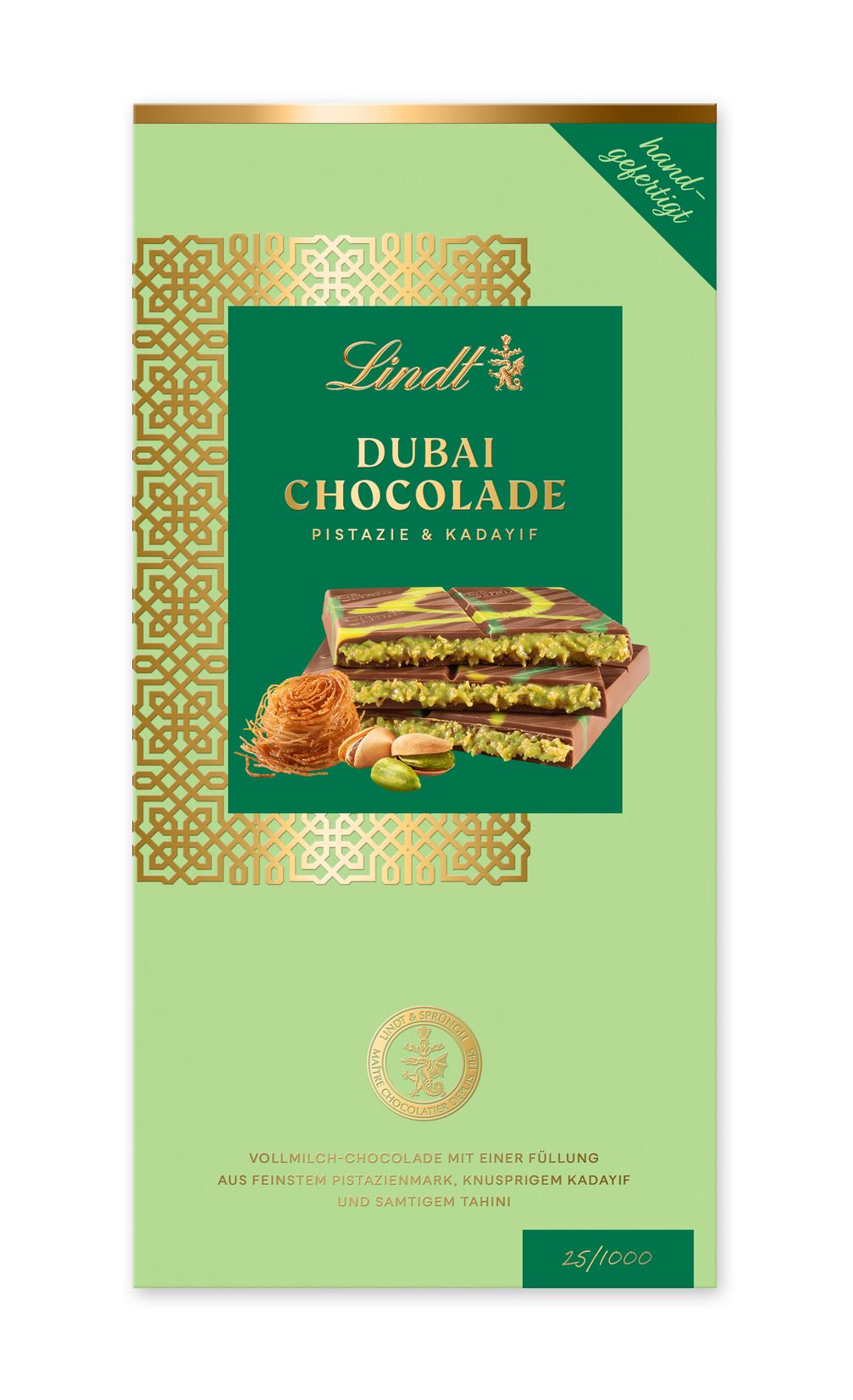 Limitierte Edition: Lindt Dubai Chocolade Bild: Lindt & Sprüngli GmbH Fotograf: Lindt & Sprüngli GmbH