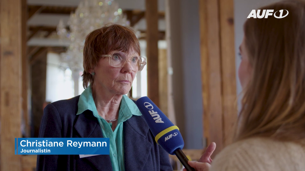 Christiane Reymann (2024) Bild: AUF1 / Eigenes Werk