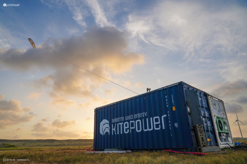 Kitepower Falcon 100kW Airborne Wind Energy System during operation in Vader Piet, Aruba.  Bild: Kitepower Fotograf: Kitepower