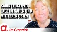 Bild: SS Video: "Im Gespräch: Karin Leukefeld (Die aktuelle Lage im Nahen und Mittleren Osten)" (https://tube4.apolut.net/w/1CzdE4YirwK2Py2x3rmuEP) / Eigenes Werk