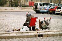 Bettler / Obdachlos (Symbolbild)