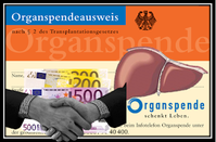 Organspende: Hoch umstritten da Körperteile bei lebendigem Leib entnommen werden (Hirntot ist nicht Tot).