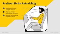 So sitzt man im Auto richtig