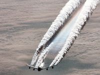 Mit Wettermanipulationsprogrammen (Chemtrails) wird es nichts mit CO2 Zielen werden und auch die Feinstaubbelastung steigt stark an... (Symbolbild)