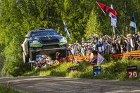 Skoda Motorsport bei der Rallye Finnland