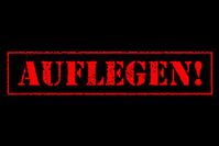 Logo der Kampagne "AUFLEGEN" Bild: Polizei