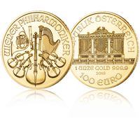 1 Unze Wiener Philharmoniker, Münze Österreich AG. Bild: "obs/Münze Österreich AG"