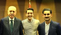 Erdogan, Özil und Gündogan (2018), Archivbild