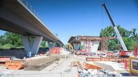 Baustelle Schiersteiner Brücke. Bild: www.globallookpress.com / Andreas Arnold