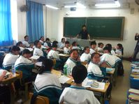 Klasse in einer Pekinger Mittelschule; 2014 (Symbolbild)