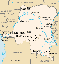 Karte der Demokratischen Republik Kongo. Bild: de.wikipedia.org